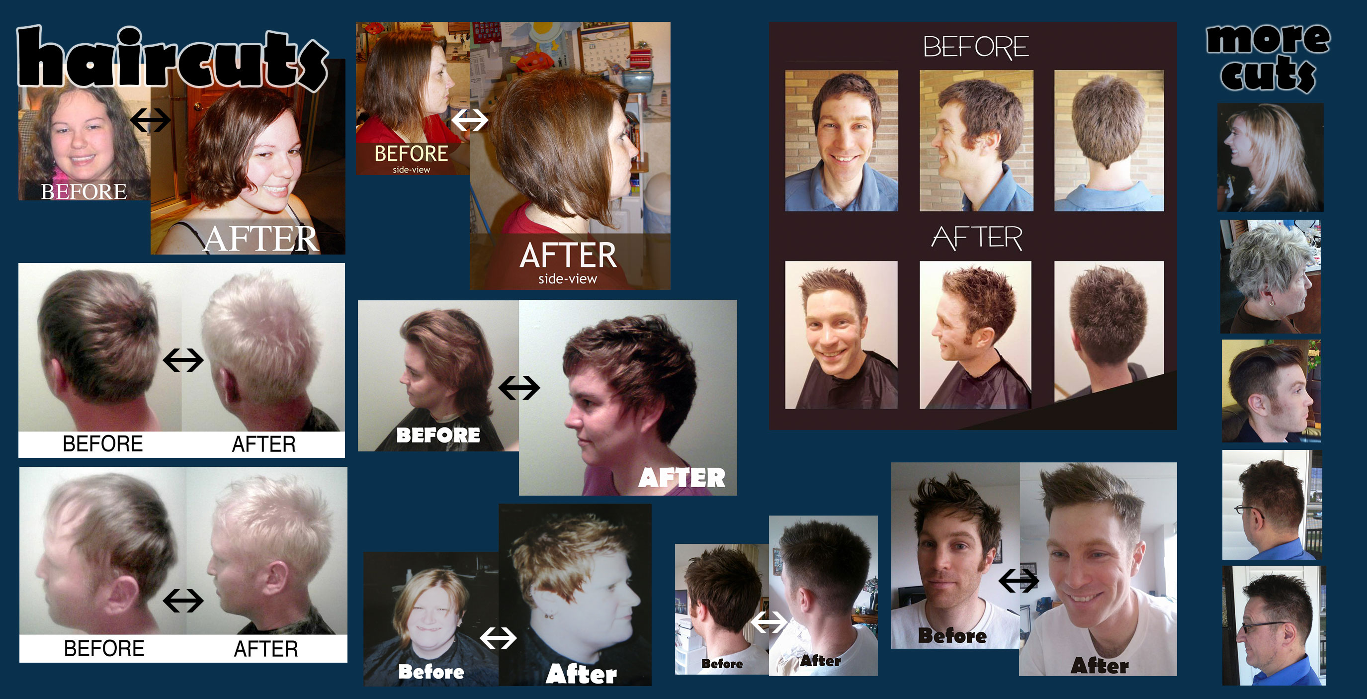 Hair Cut Collage