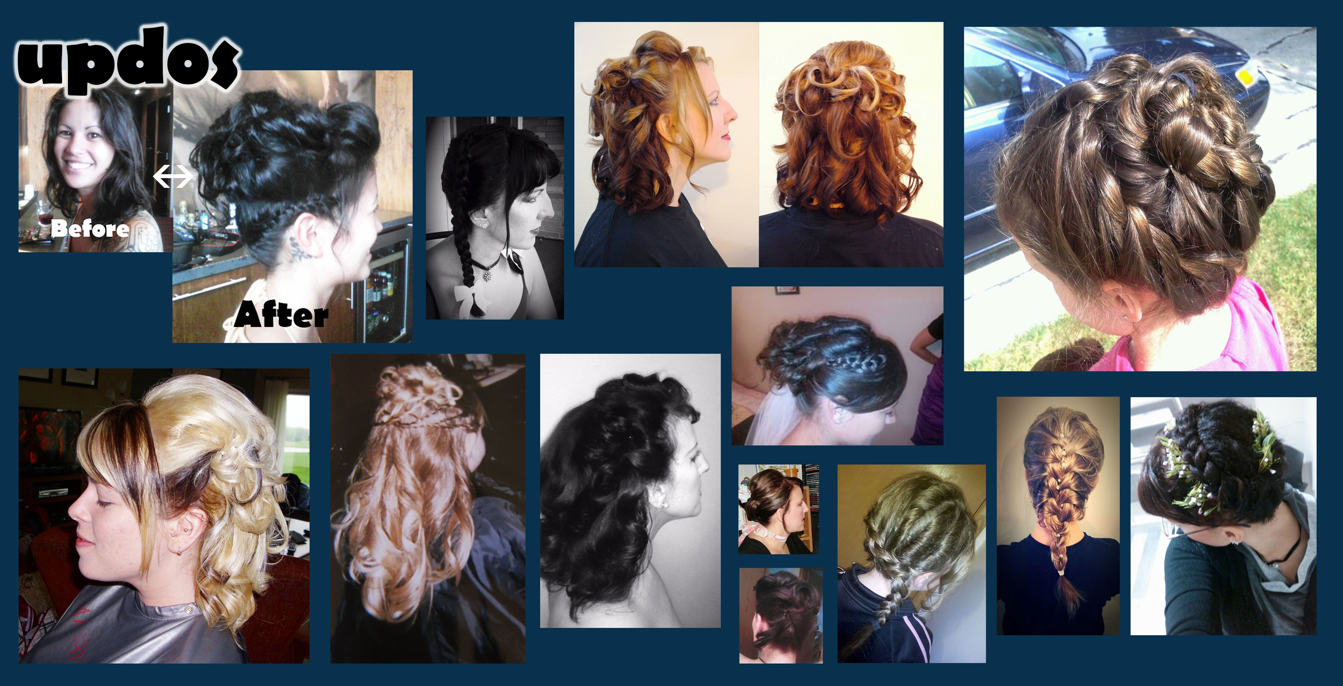 UpDos Collage